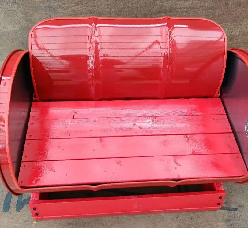 受注生産品！ドラム缶remakeソファ‼️