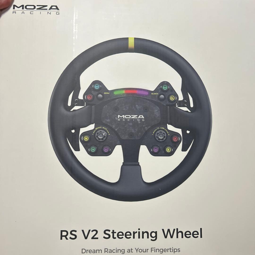 MOZA R12 V2ステアリング SR-Pペダル　シートセット