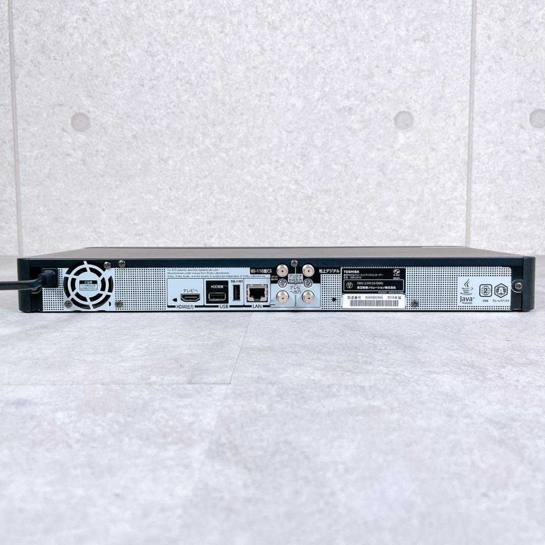 2016年製 TOSHIBA ブルーレイレコーダー DBR-Z610 500GB