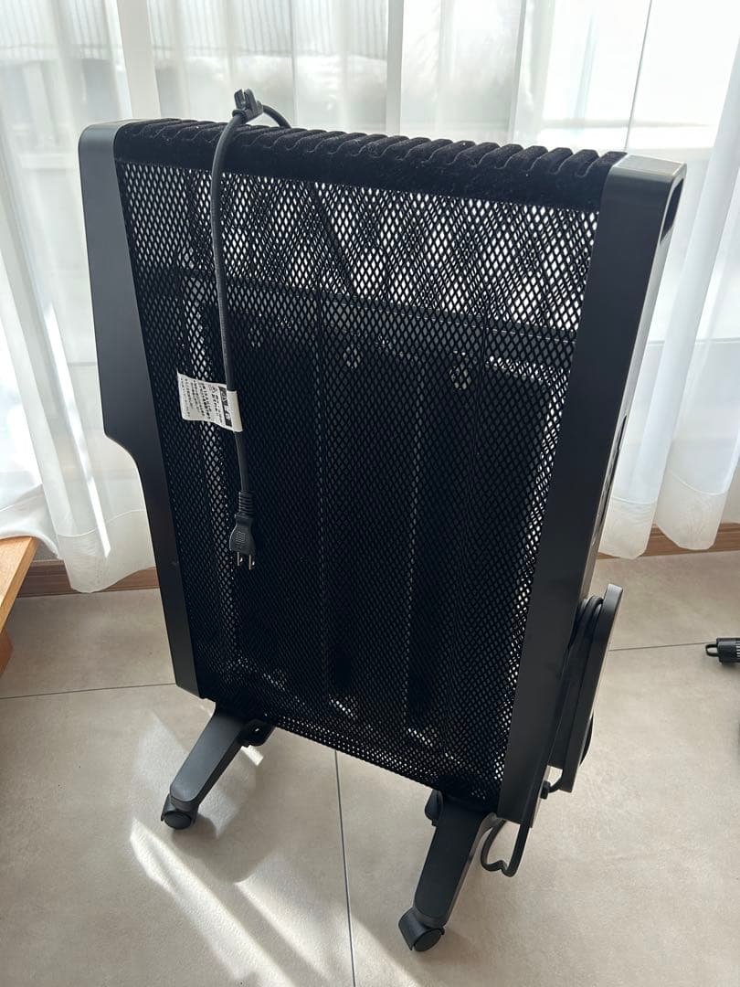 siroca 遠赤外線ヒーター ブラック 2025年製