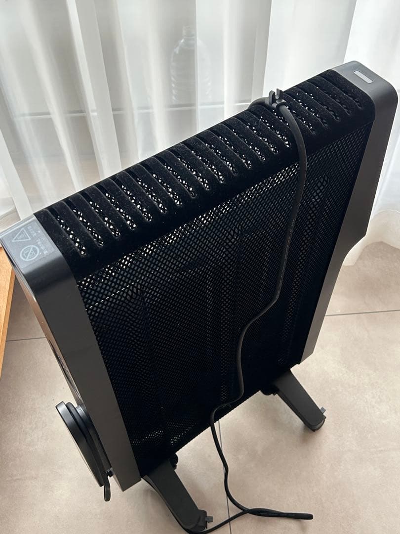 siroca 遠赤外線ヒーター ブラック 2025年製