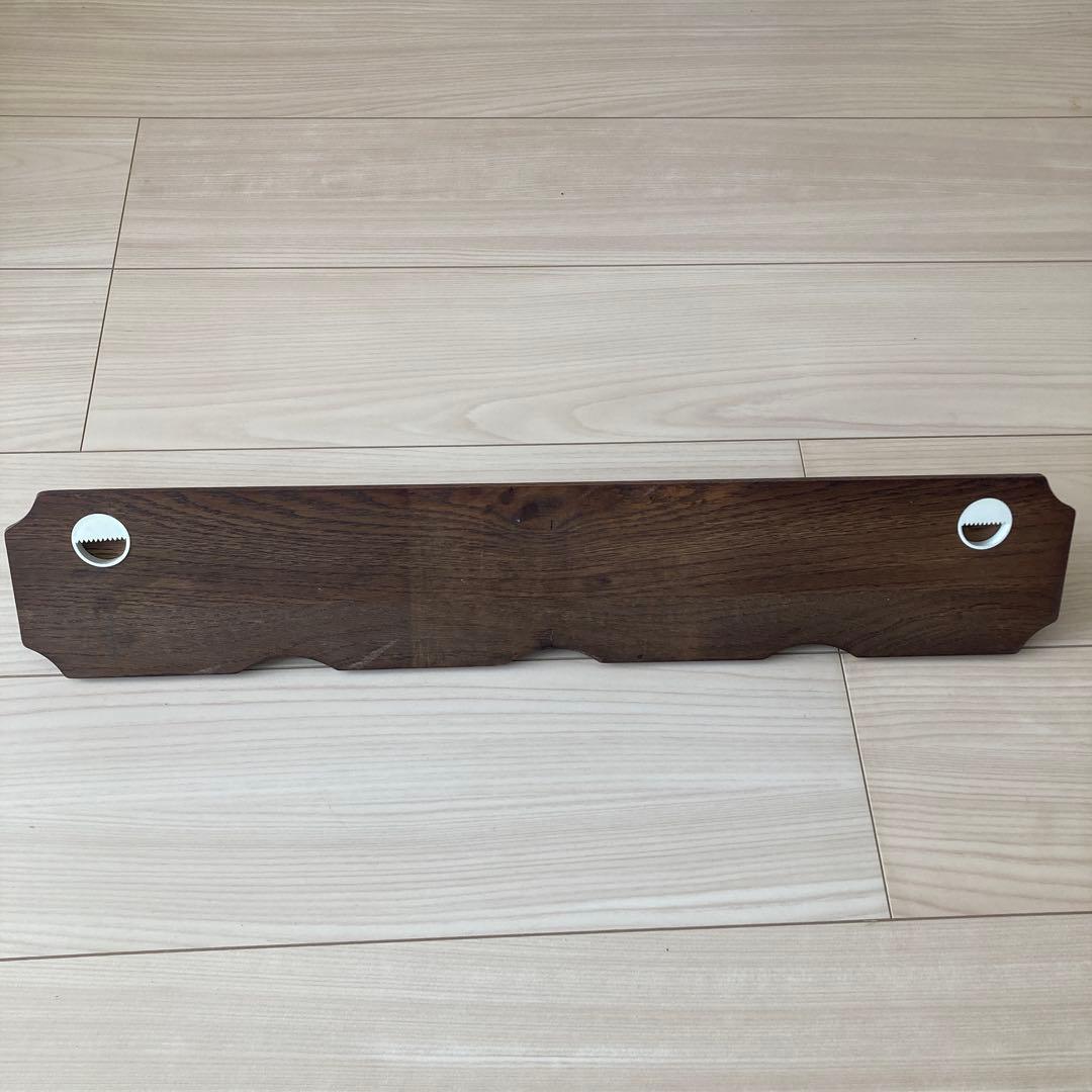 【横山家具】アンティーク⭐︎高級木製ウォールフック 4フック