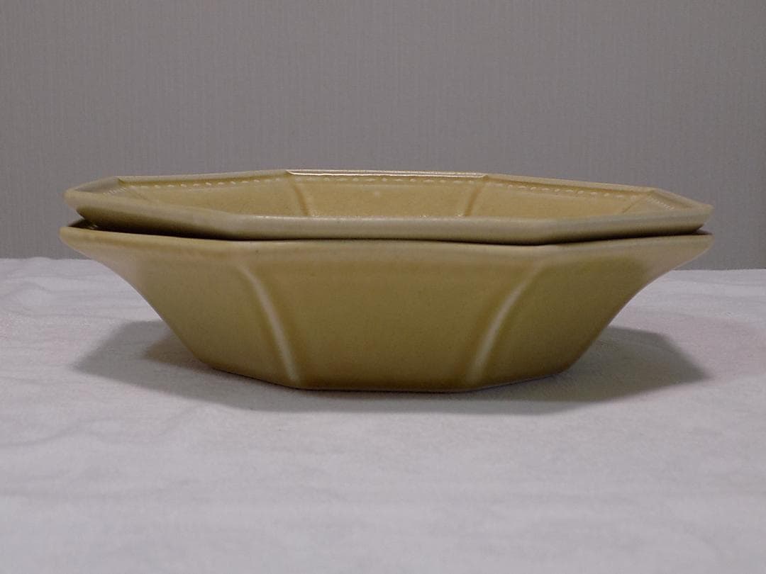 吉田健宗　八角鉢皿　２個セット　数回使用