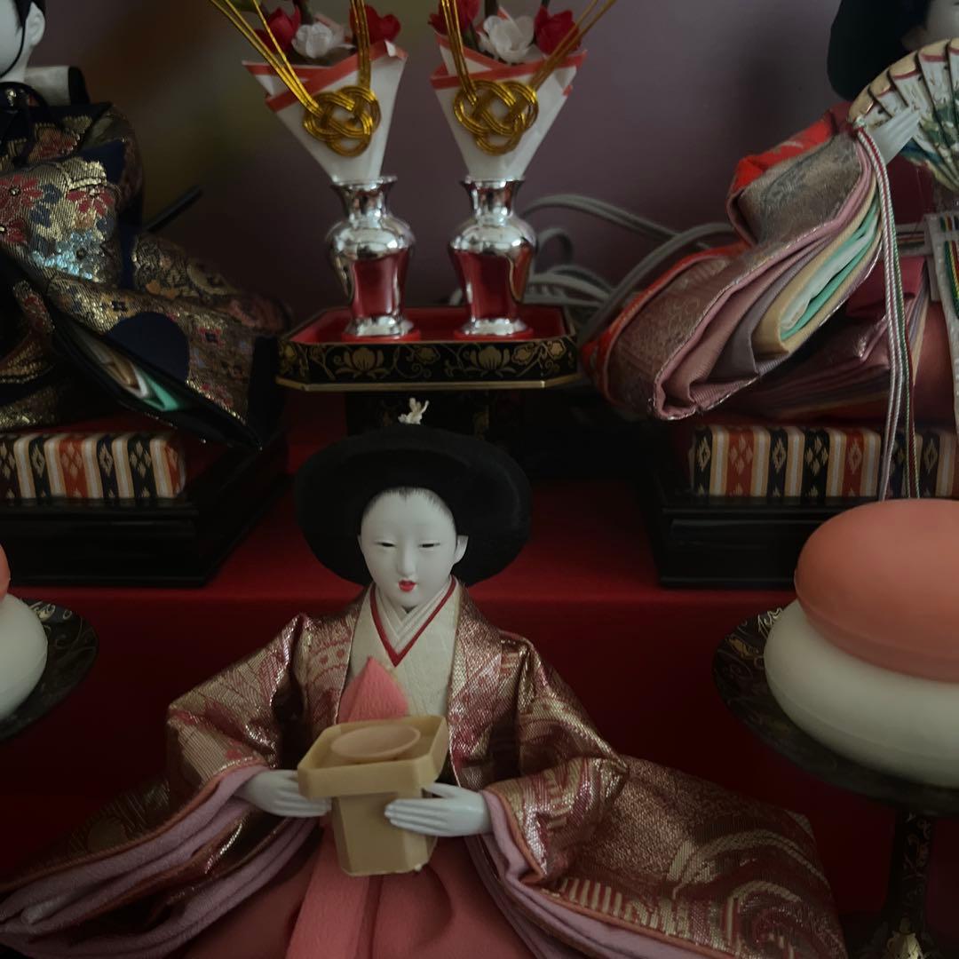 ガラスケース入り雛人形(オルゴール付き) ★即日発送いたします！★