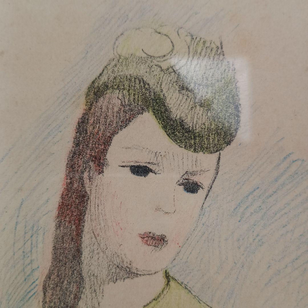 3600）マリーローランサン　園遊会さし絵　ロザベル　複製