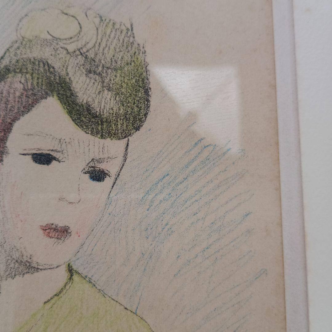 3600）マリーローランサン　園遊会さし絵　ロザベル　複製