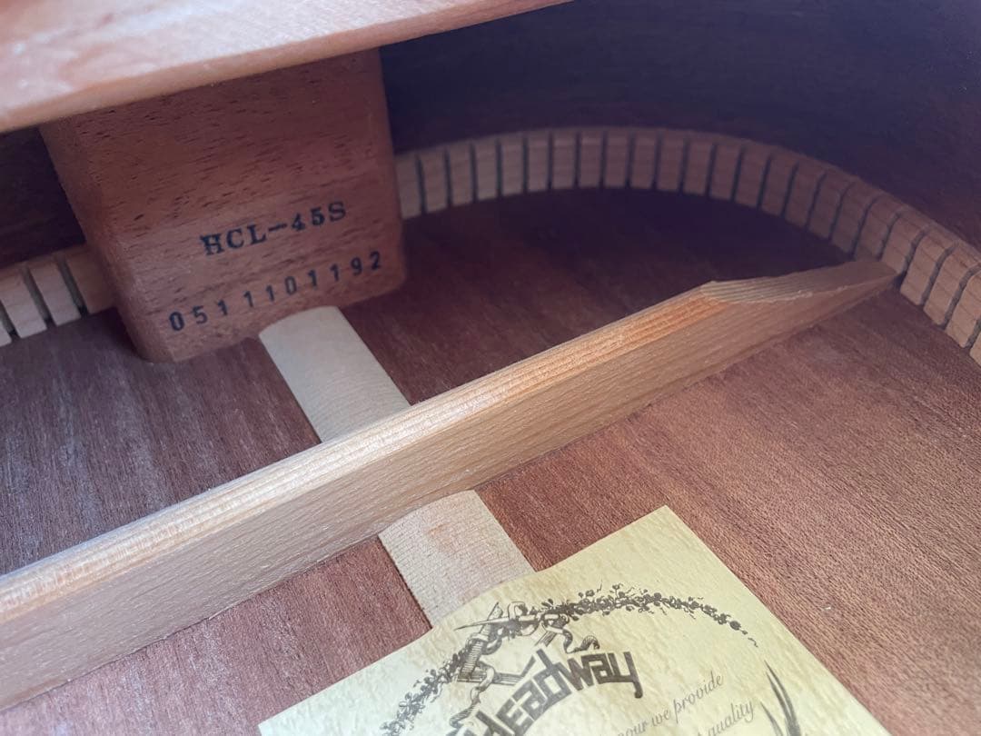 [美品]Headway HCL-45S トップ単板　ギブソンL-OOモデル