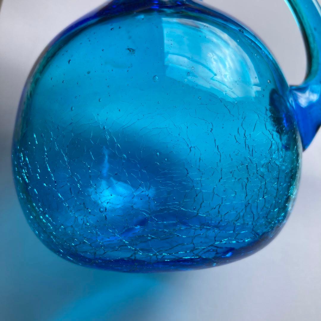 倉敷ガラス　水差し　フラワーベース