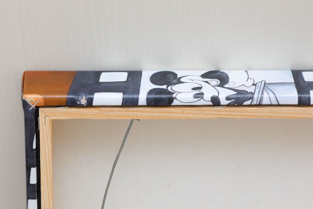 海外 ディズニー ミッキー 絵画 イラスト インテリア キャンバス 限定 WDW