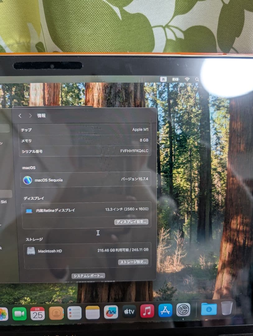 美品　MacBook Air M1 ゴールド 8GB 256GB