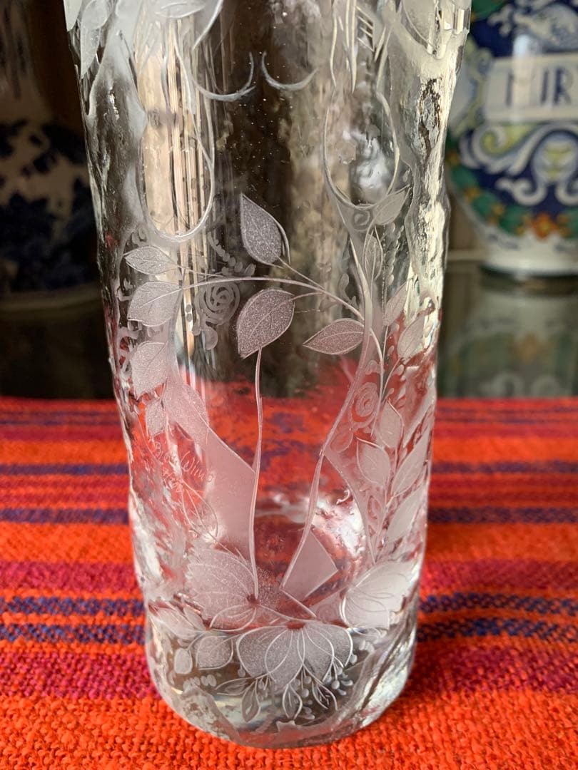 ビヨンヴィンブラッド　激レア・ビンテージ・ローゼンタール社クリスタル少女花瓶！