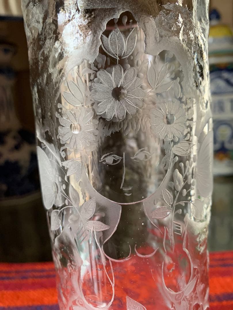 ビヨンヴィンブラッド　激レア・ビンテージ・ローゼンタール社クリスタル少女花瓶！