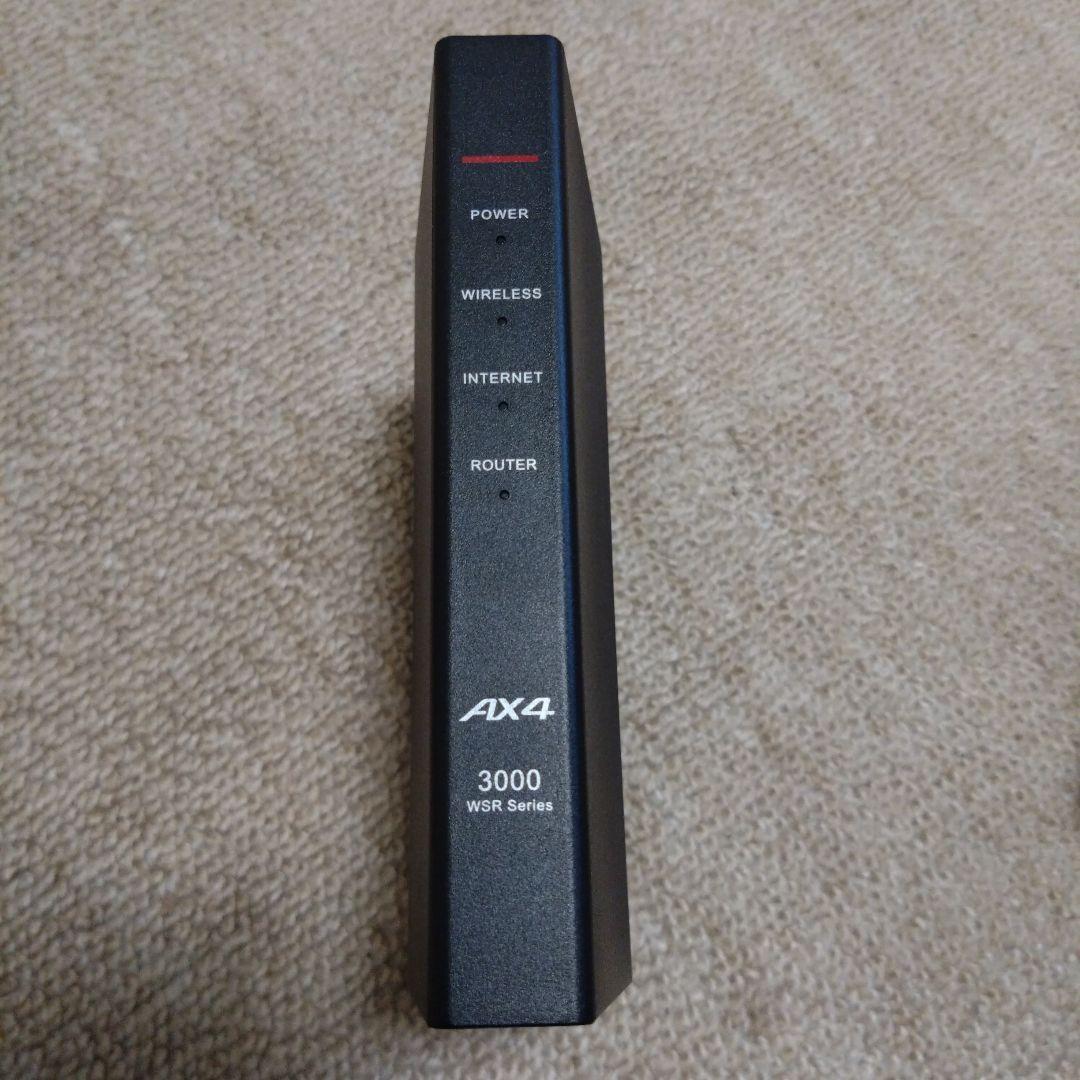 BUFFALOバッファロー WSR-3000AX4P-BK 無線LANルーター