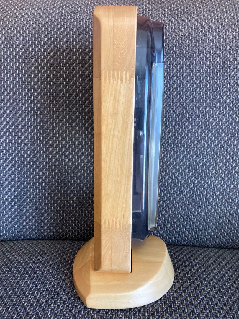 美品！SEIKO 木製 電波置き、掛け時計 オーバルデザイン