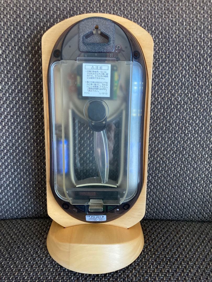 美品！SEIKO 木製 電波置き、掛け時計 オーバルデザイン