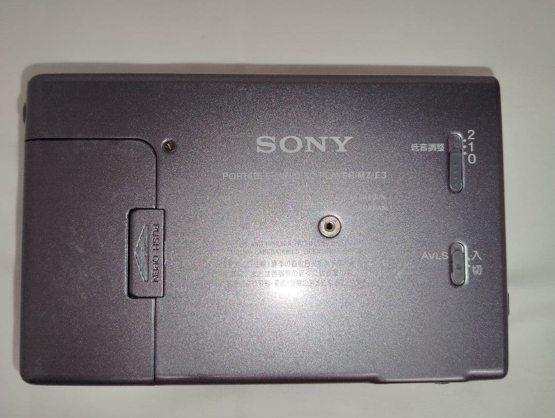 ジャンク SONY MDウォークマン MZ-E3 ポータブルMDプレーヤー