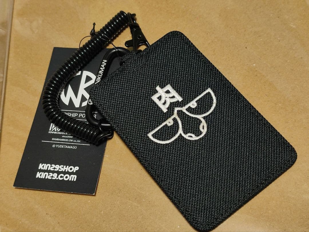 キン肉マン他　定期入れ　 パスケース　4点セット　カラビナ付