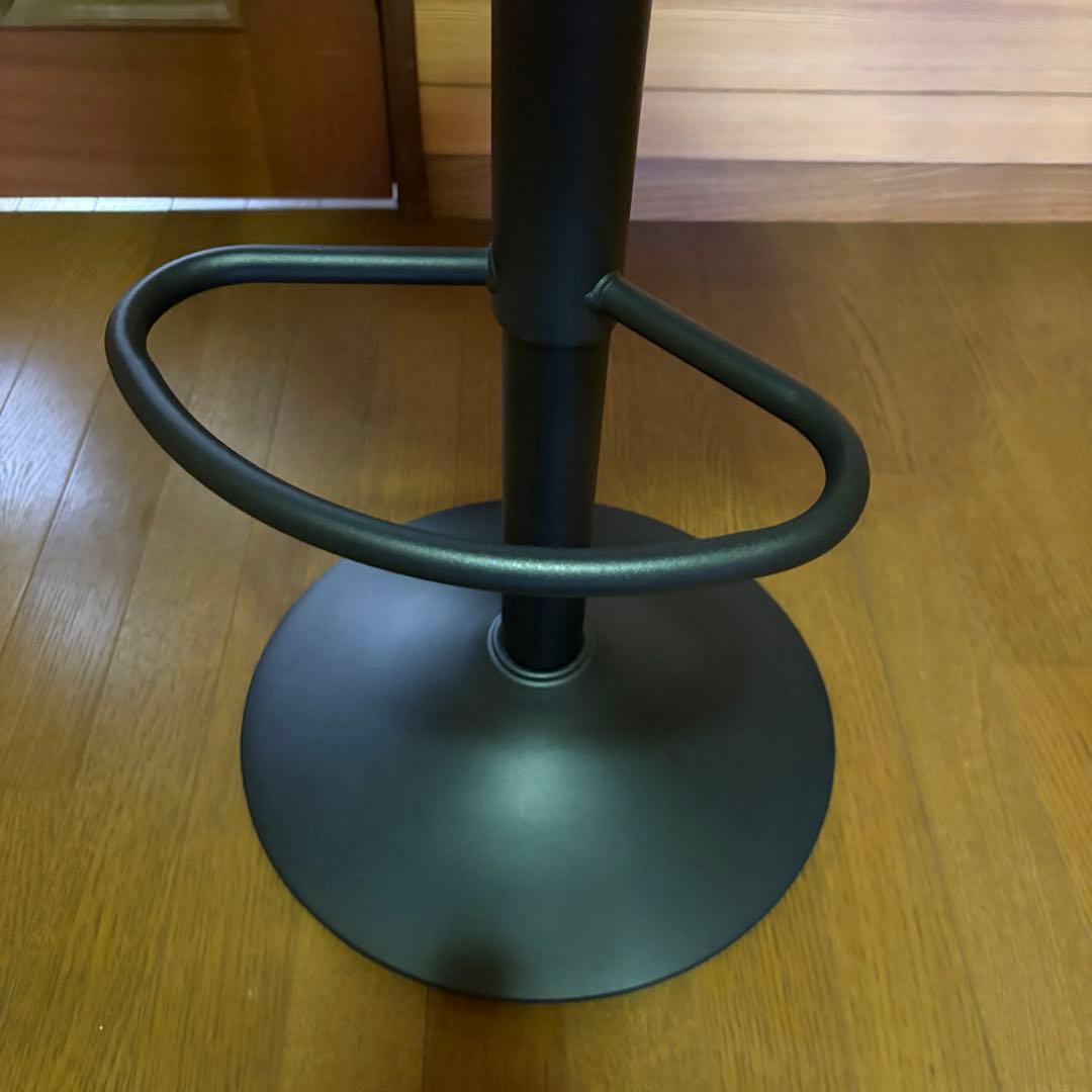 カウンターチェア バーチェア レザー 昇降式 ヴィンテージ