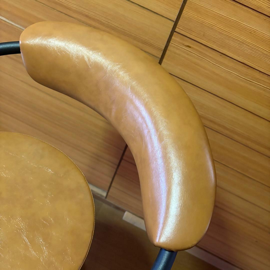 カウンターチェア バーチェア レザー 昇降式 ヴィンテージ