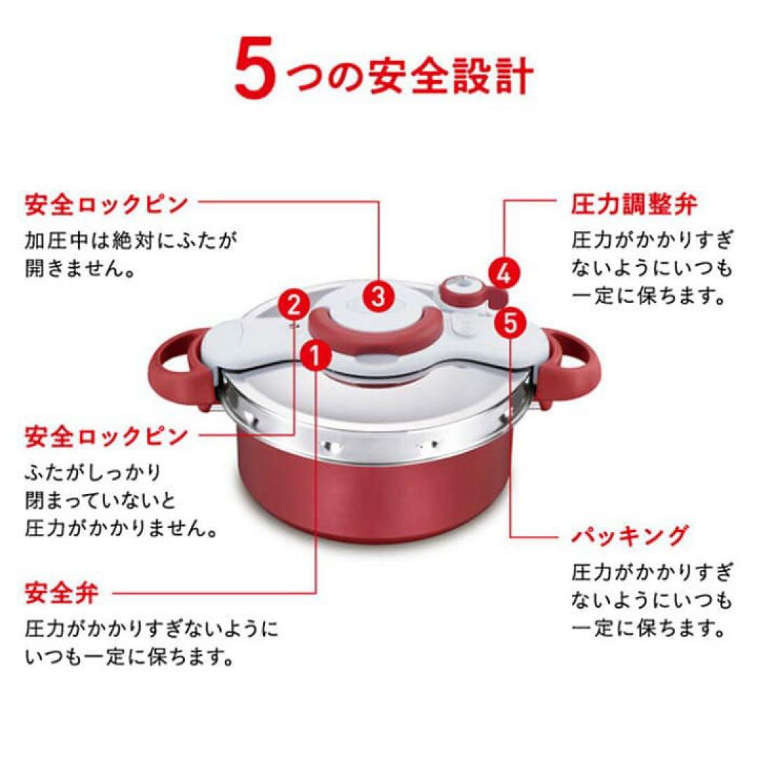 T-fal 圧力鍋 クリプソミニット デュオ 2〜4人用