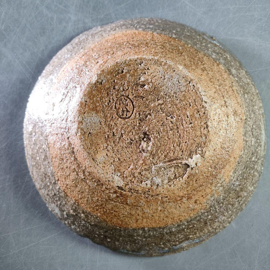 A1185-1/景正二十五世/加藤作助 作/瀬戸伊賀皿5客/共箱/飾皿/懐石道具