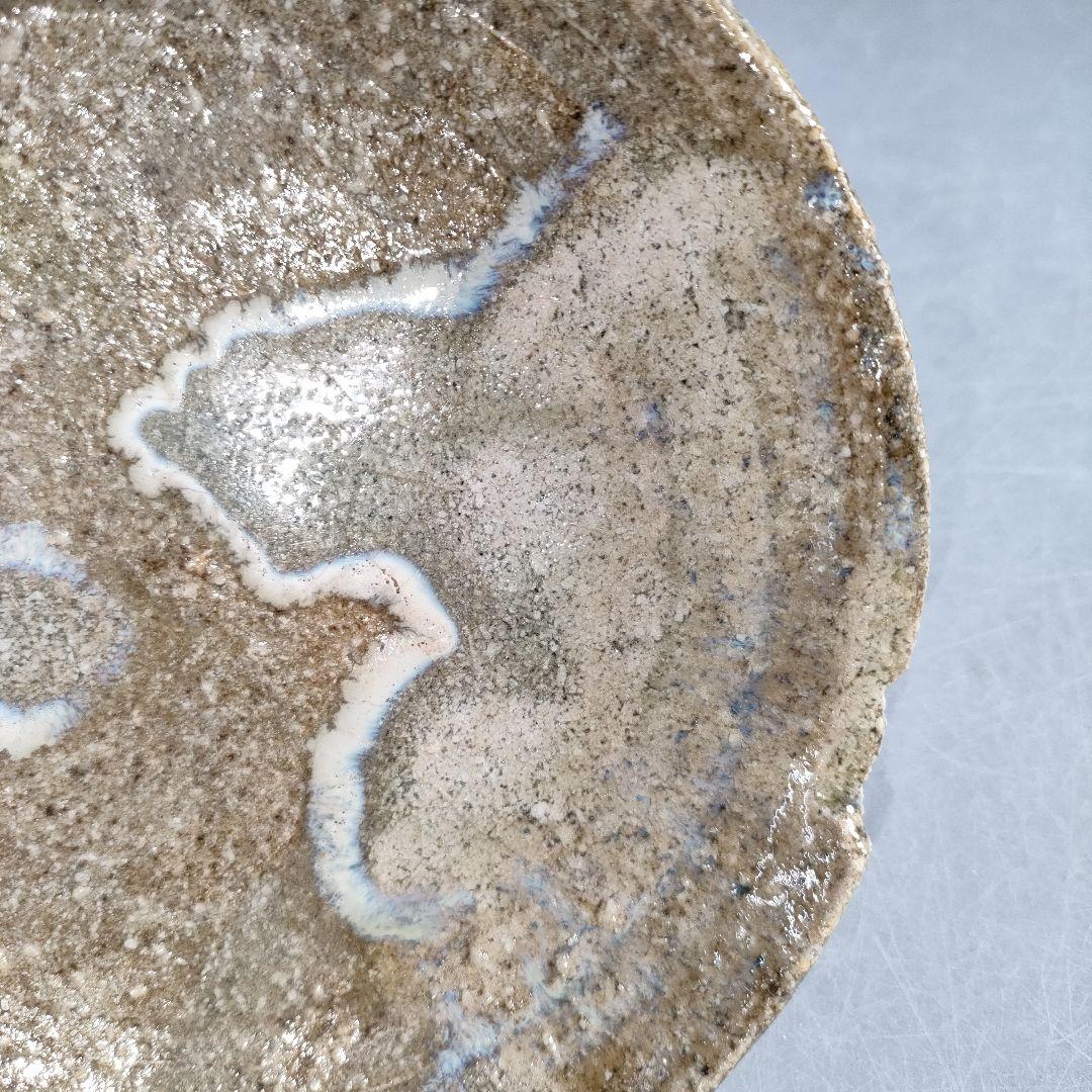 A1185-1/景正二十五世/加藤作助 作/瀬戸伊賀皿5客/共箱/飾皿/懐石道具