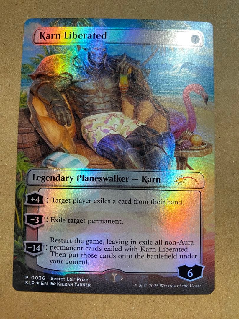 mtg 解放された者、カーン foil版 PTプロモ