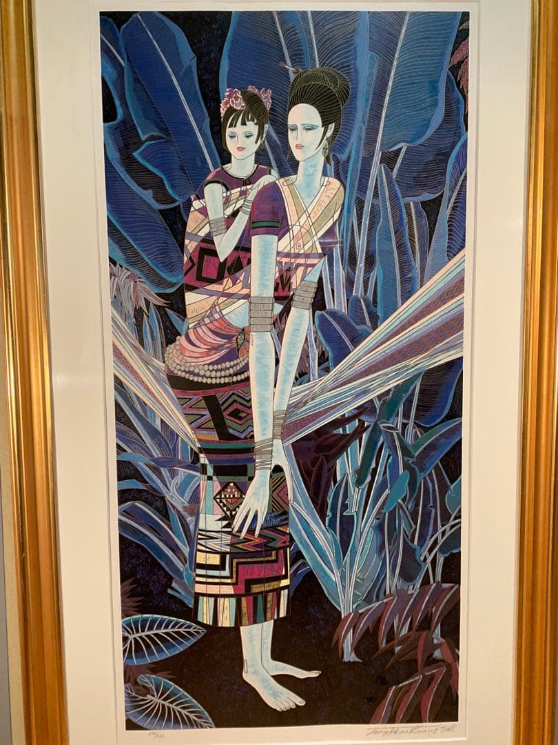 ティンシャオカン(丁紹光)「希望の光」シルクスクリーン　直筆サイン・作品証明書有