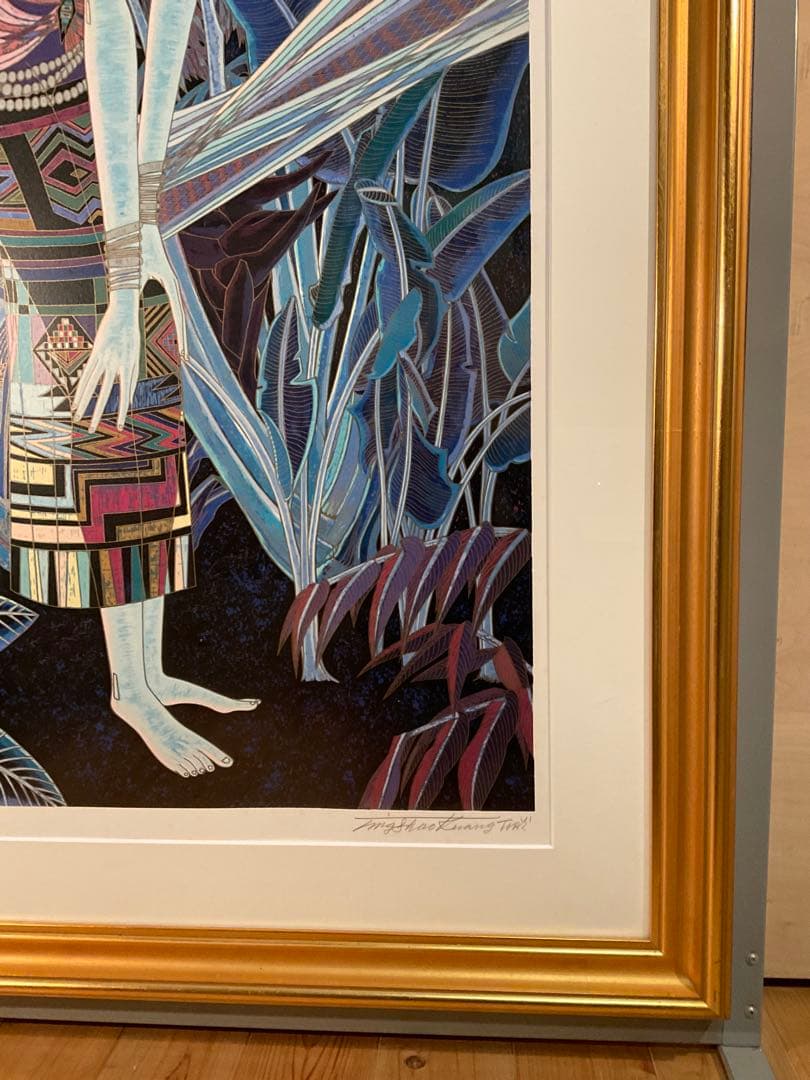 ティンシャオカン(丁紹光)「希望の光」シルクスクリーン　直筆サイン・作品証明書有