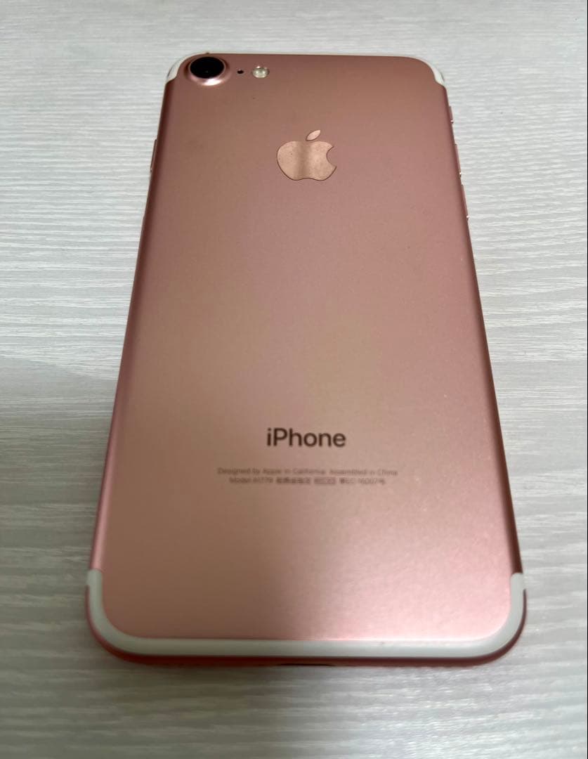 iPhone7 ローズゴールド 本体 128GB SIMロックなし