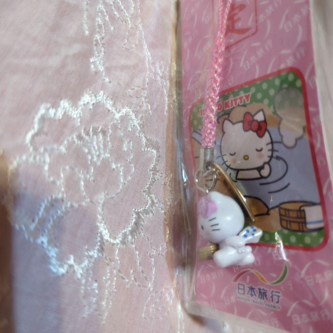 キティ SANRIO　日本旅行　研修終了記念　認定　赤い風船　根付　未使用レア