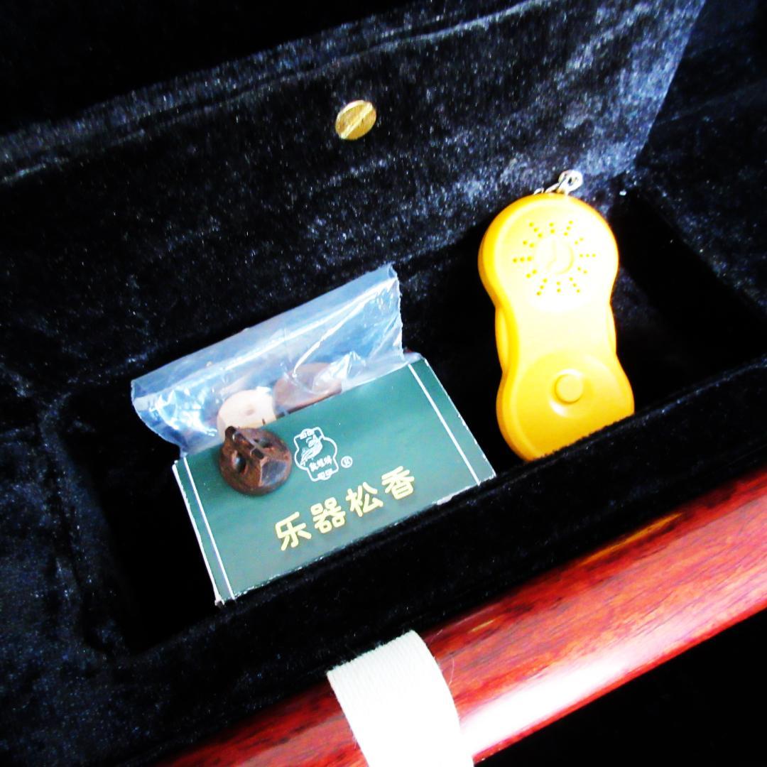 二胡　弦楽器　中国楽器　民族楽器　弓　入門セット　ケース付き　軽量　フルセット