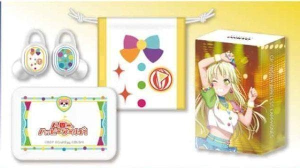 ワイヤレスイヤホン＆ワイヤレス充電器 バンドリ！ ハロハピ