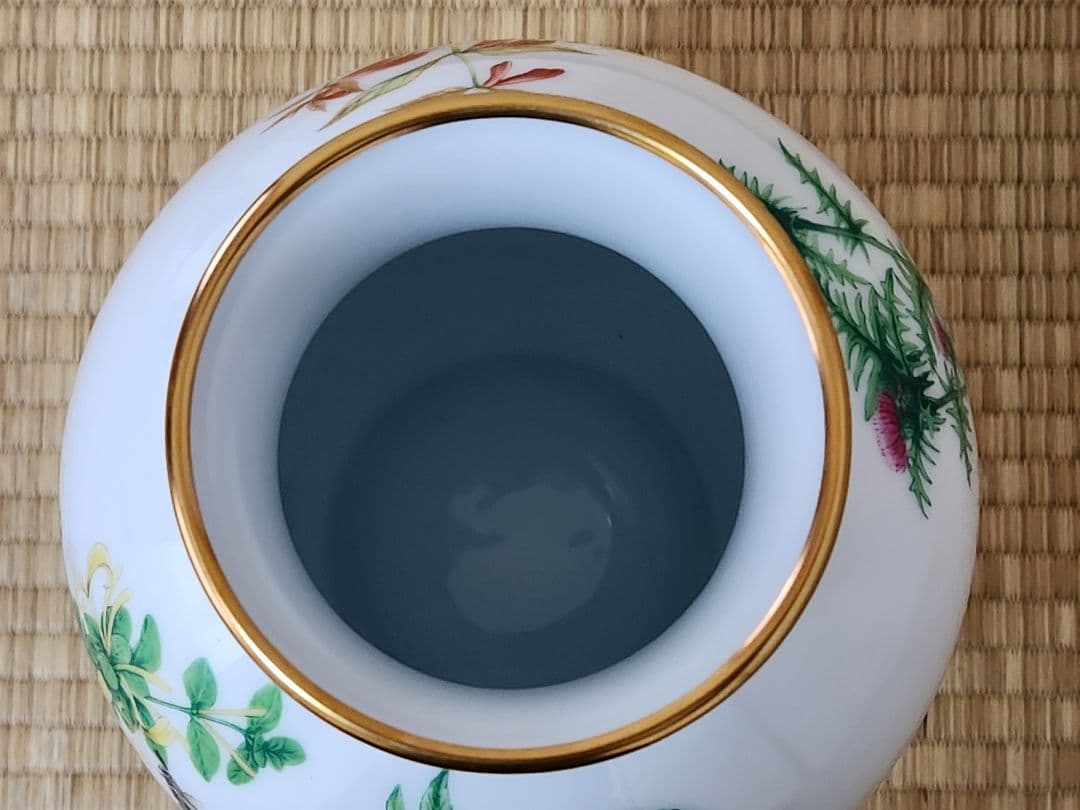 大倉陶園　高原の初夏　1984年 限定版高級磁　花瓶