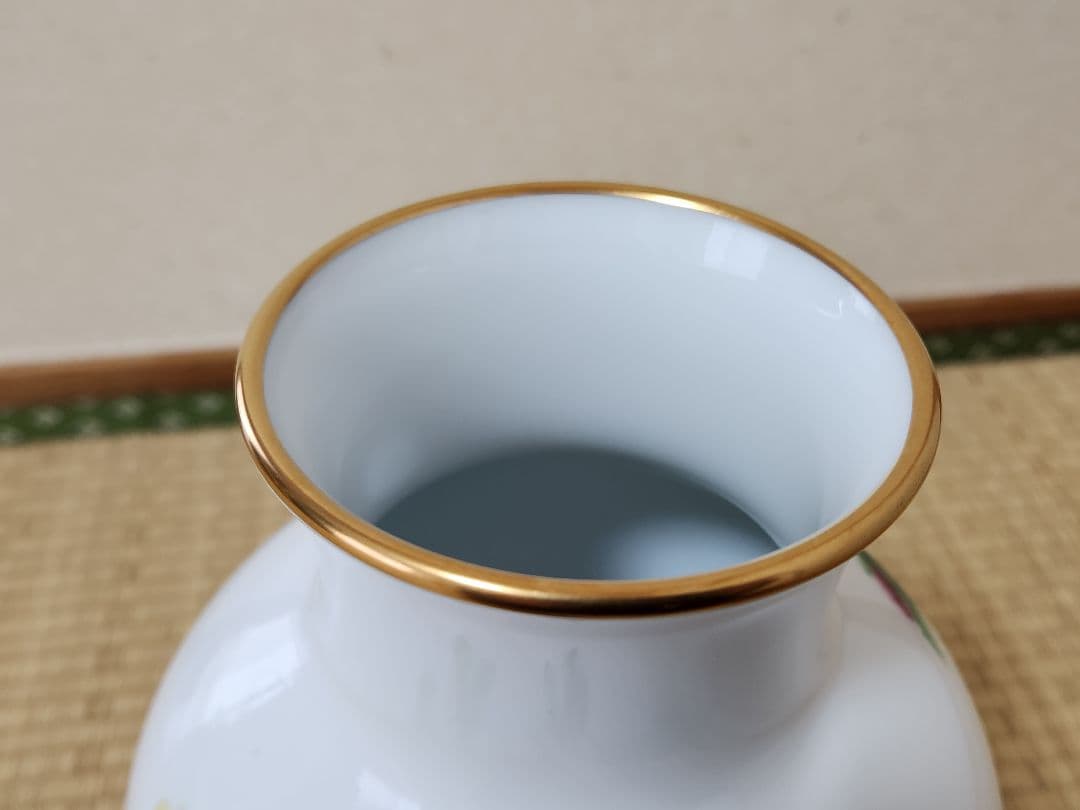 大倉陶園　高原の初夏　1984年 限定版高級磁　花瓶