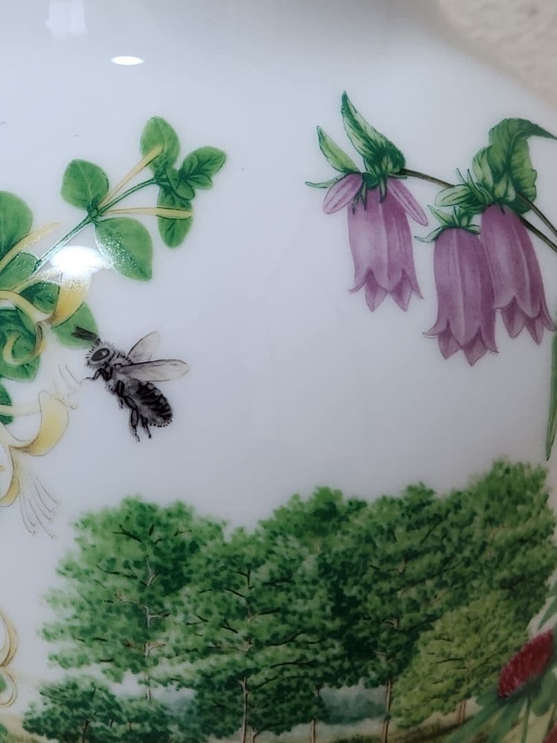 大倉陶園　高原の初夏　1984年 限定版高級磁　花瓶