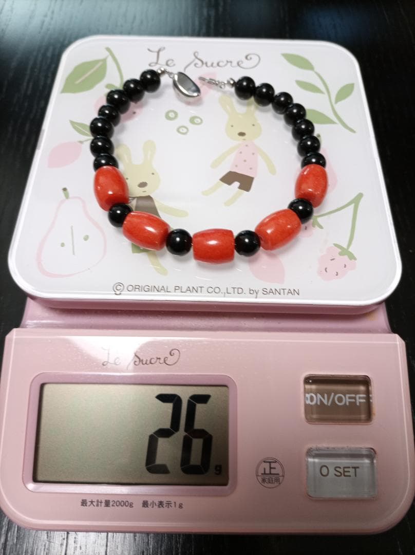 本日大特価‼️【新品】高級天然赤珊瑚天然黒珊瑚本珊瑚ブレスレット