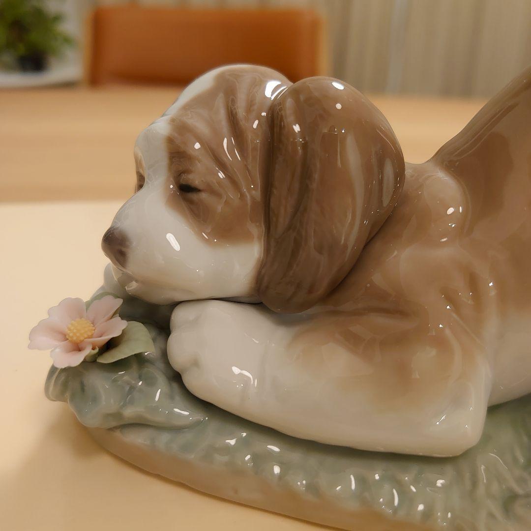 【極美品 無欠損 絶版】LLADRO リヤドロ 6832『くんくん、いい匂い』