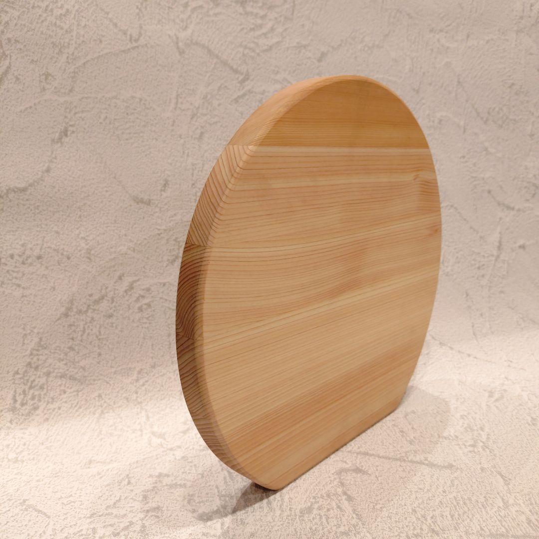 ★さっと★(๑・㉨・๑)★さま専用 ひのき丸型まな板直径27cm 厚み3cm２枚
