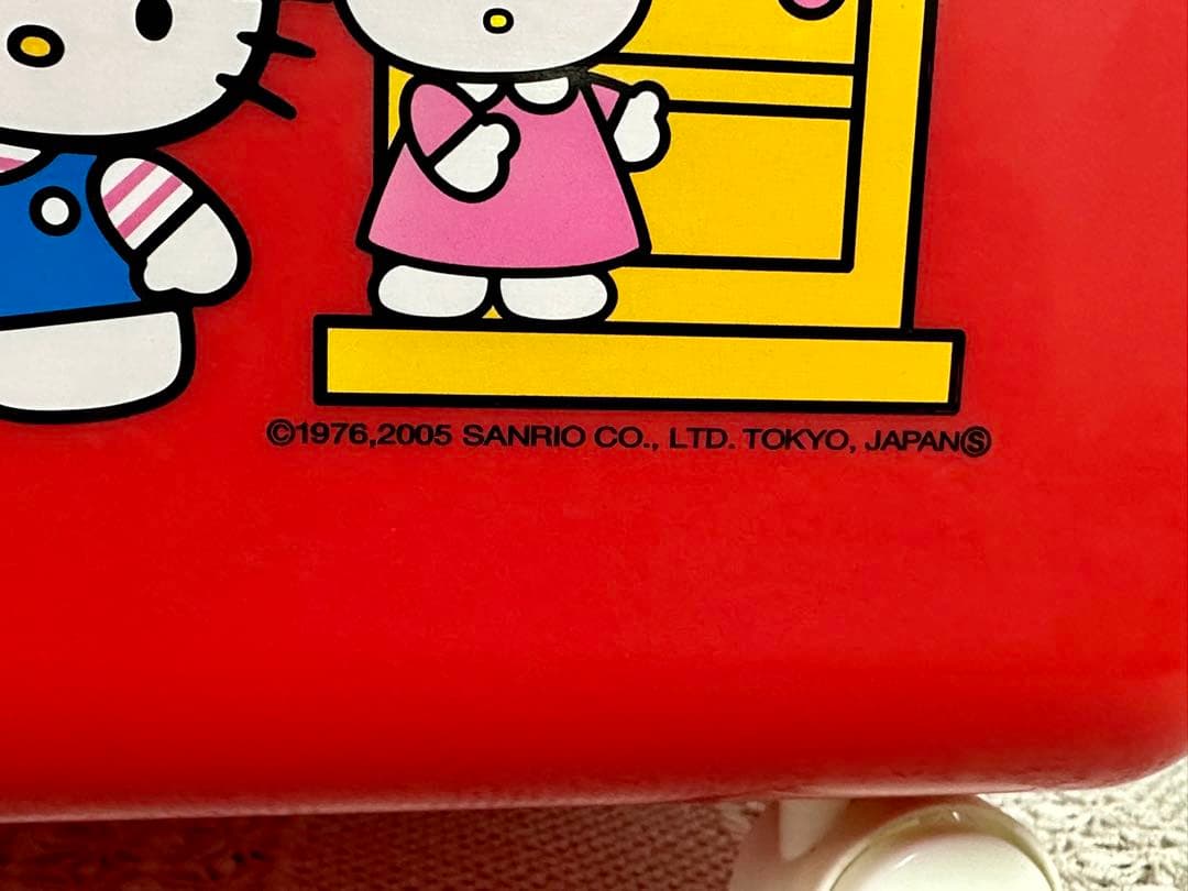 ハローキティ KITTY キャンディショップ 収納ボックス おもちゃ箱 レトロ
