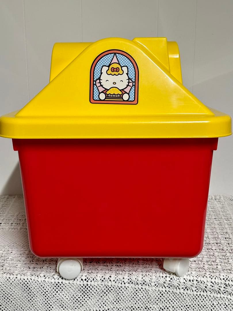 ハローキティ KITTY キャンディショップ 収納ボックス おもちゃ箱 レトロ