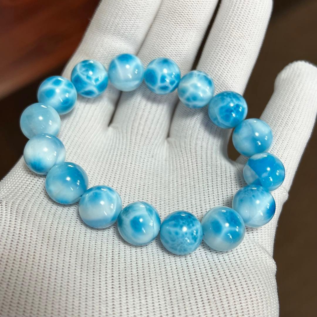 最高級　ラリマーブレスレット　満足間違いなし　5