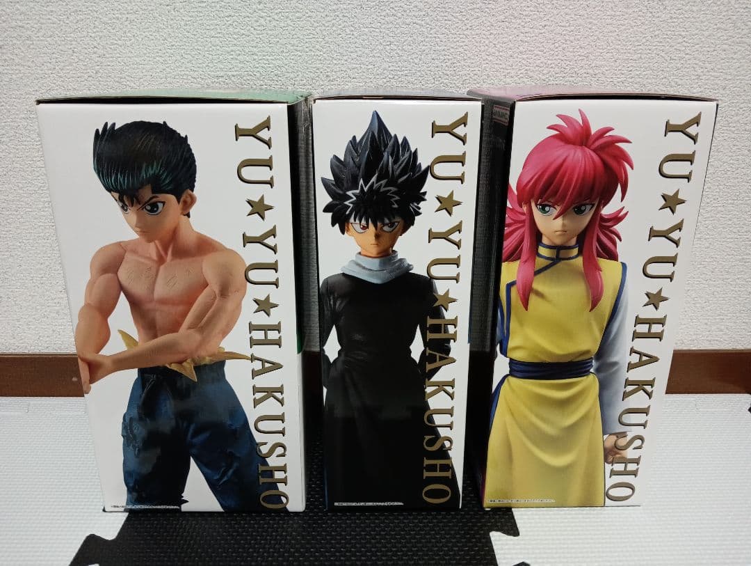 幽遊白書Ｂ賞・Ｃ賞・Ｄ賞　3体セット