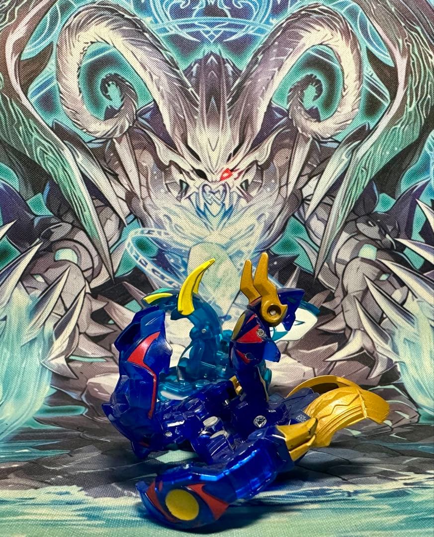 爆丸焔ドラガオン 青龍ver. + 爆丸幻ムニキス 超青ver