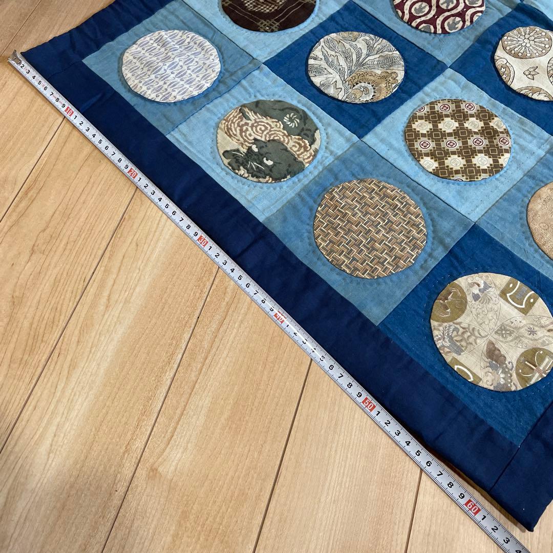 パッチワーク　キルト　ハンドメイド　タペストリー