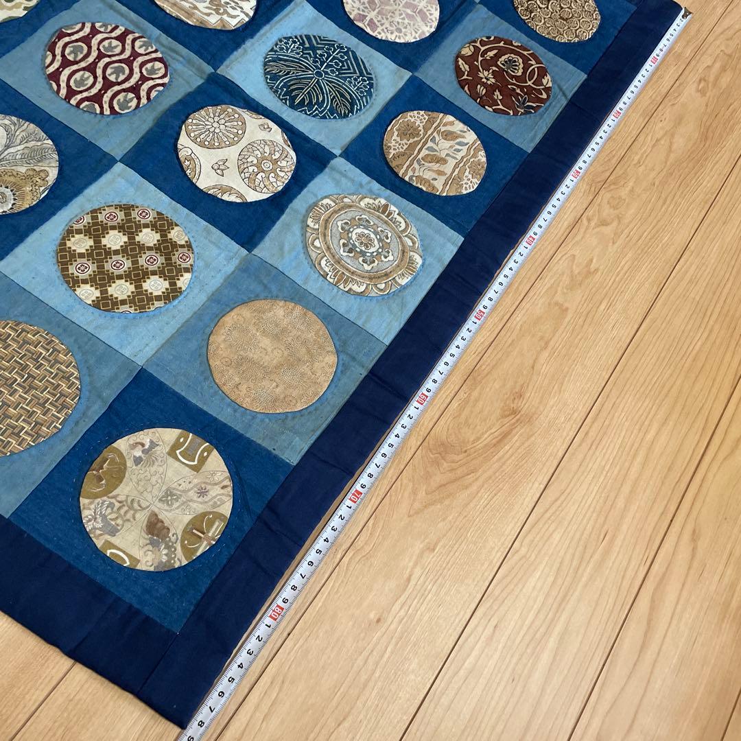 パッチワーク　キルト　ハンドメイド　タペストリー