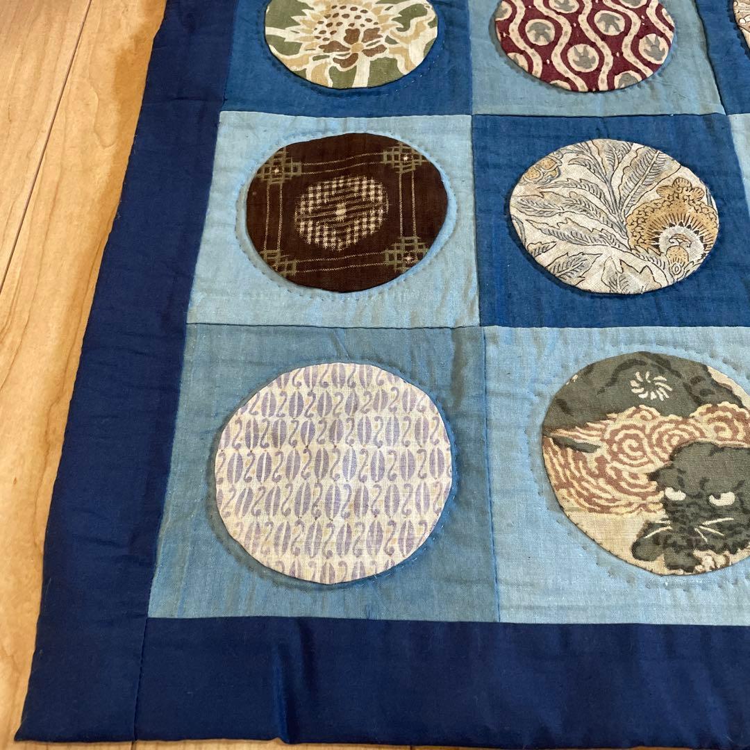 パッチワーク　キルト　ハンドメイド　タペストリー