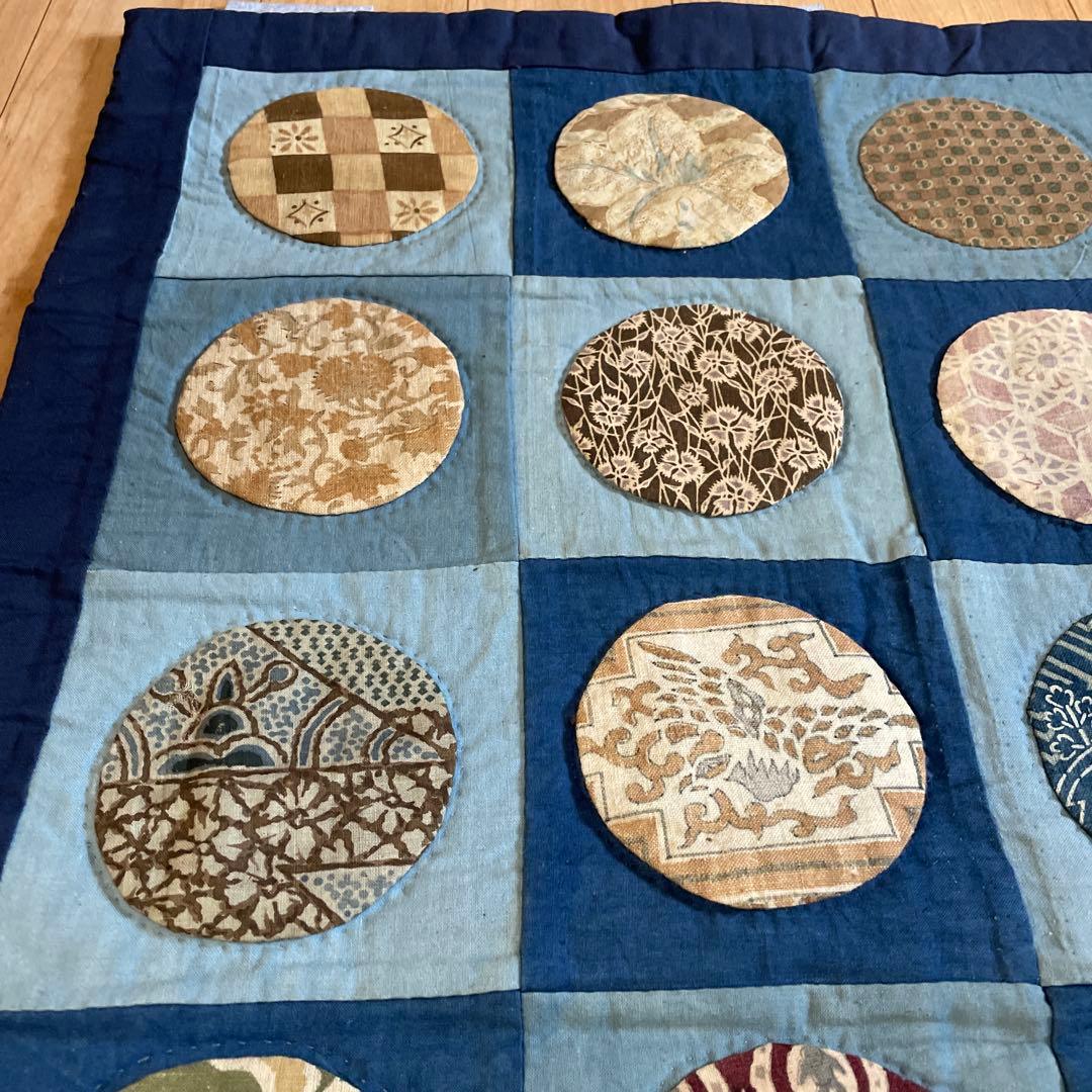 パッチワーク　キルト　ハンドメイド　タペストリー