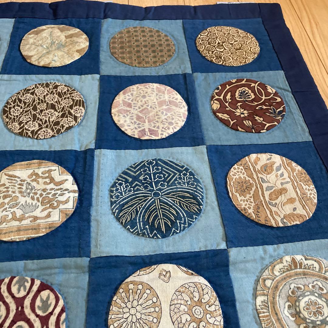 パッチワーク　キルト　ハンドメイド　タペストリー