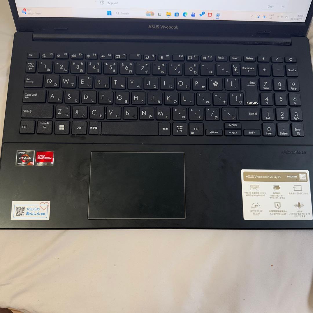 ASUS Vivobook Go 15（E1504F) 15.6インチ ブラック
